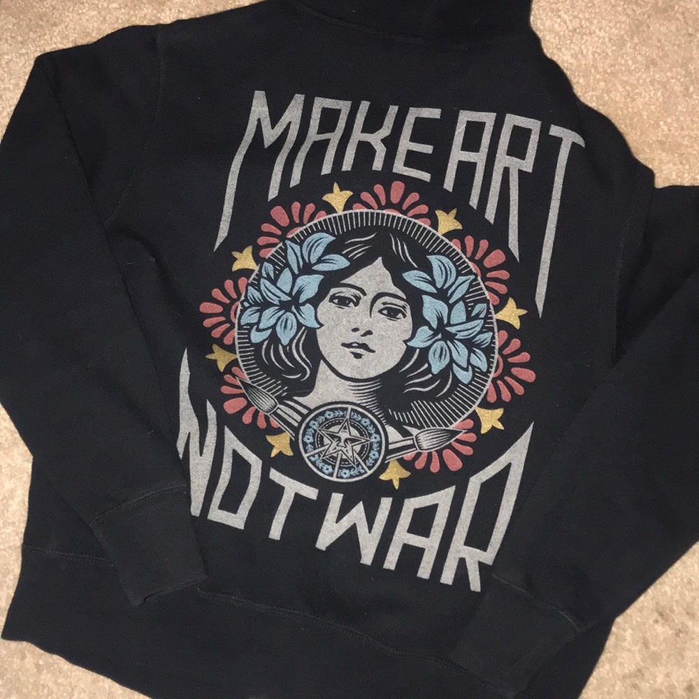 Obey zip up jacket